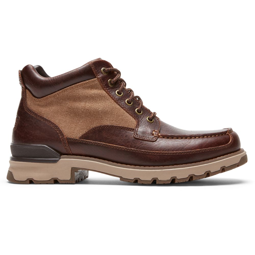 Stivali Rockport Uomo - Total Motion Trek Keota Waterproof - Marroni - HSIWBOU-92